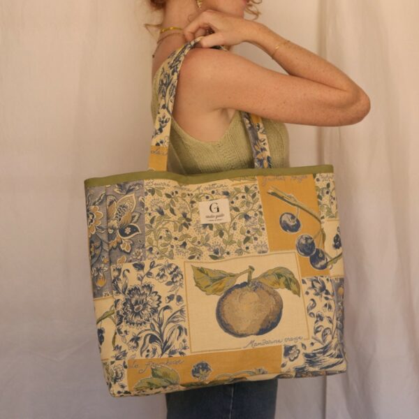 Sac cabas artisanal Carmen - fruits à la Française – Image 3