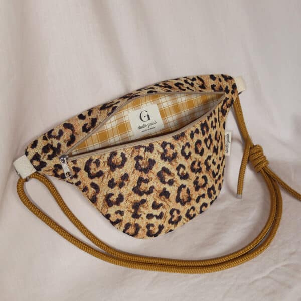 banane jacquard leopard, vue de l'intérieur