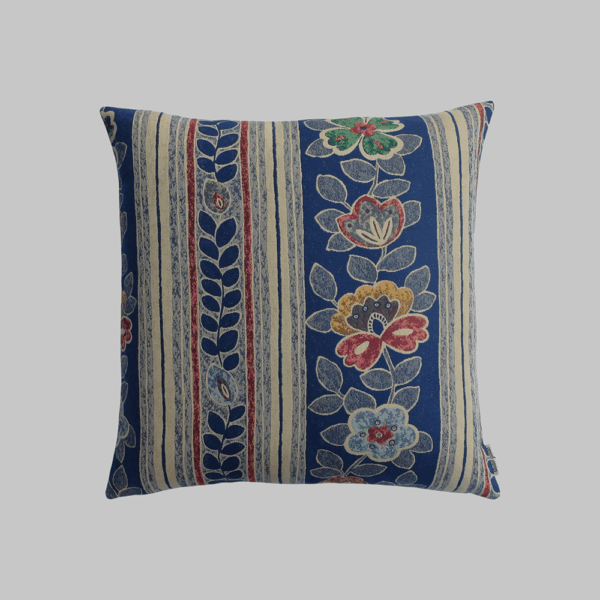 housse de coussin motifs indigo funda de cojin azul