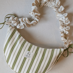 sac bandoulière jeanne rayures vertes bolso cruzado rayas verdes